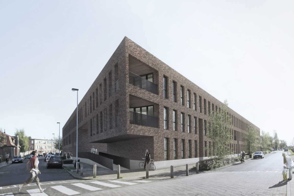 Wedstrijd Sociale woningen Spoorwegstraat ingediend