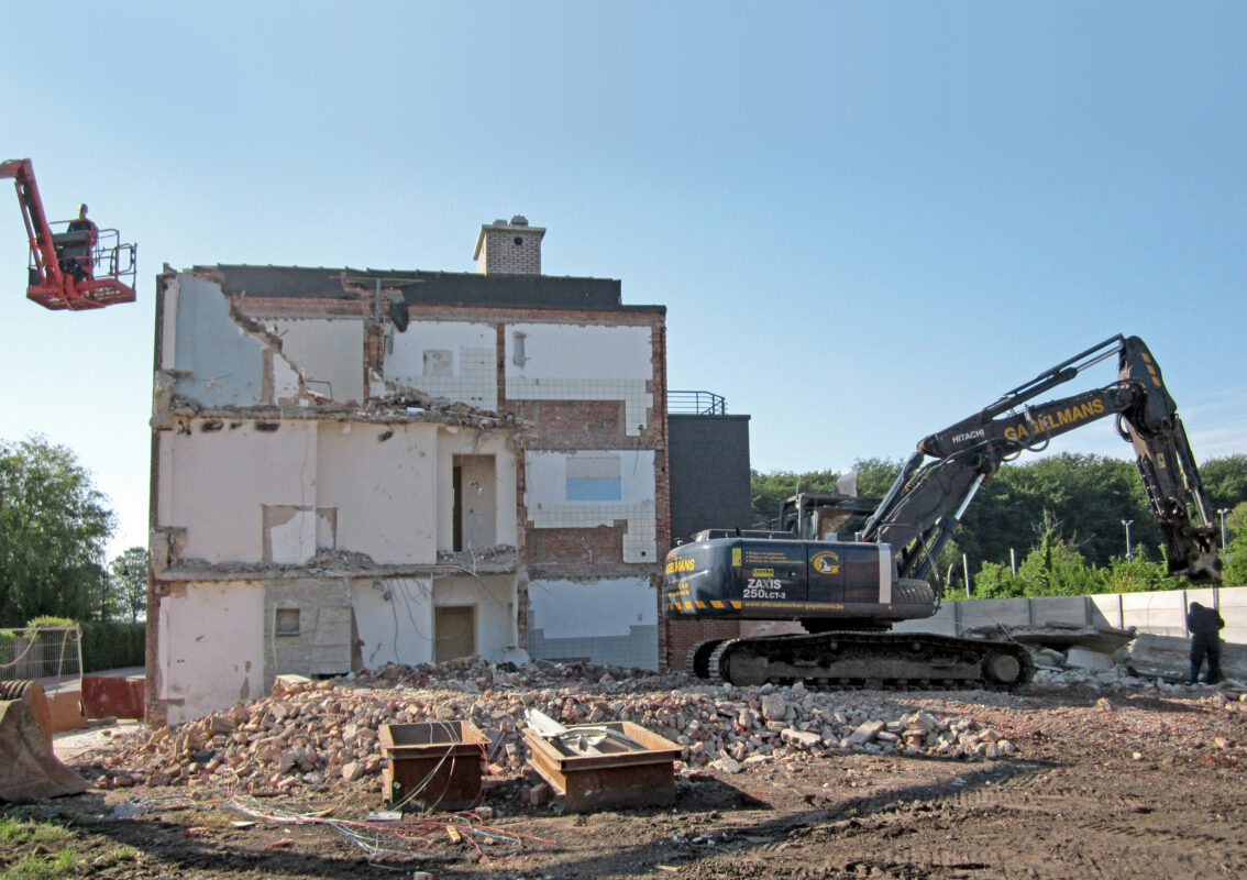Début des travaux Sociale woningen Boshoek