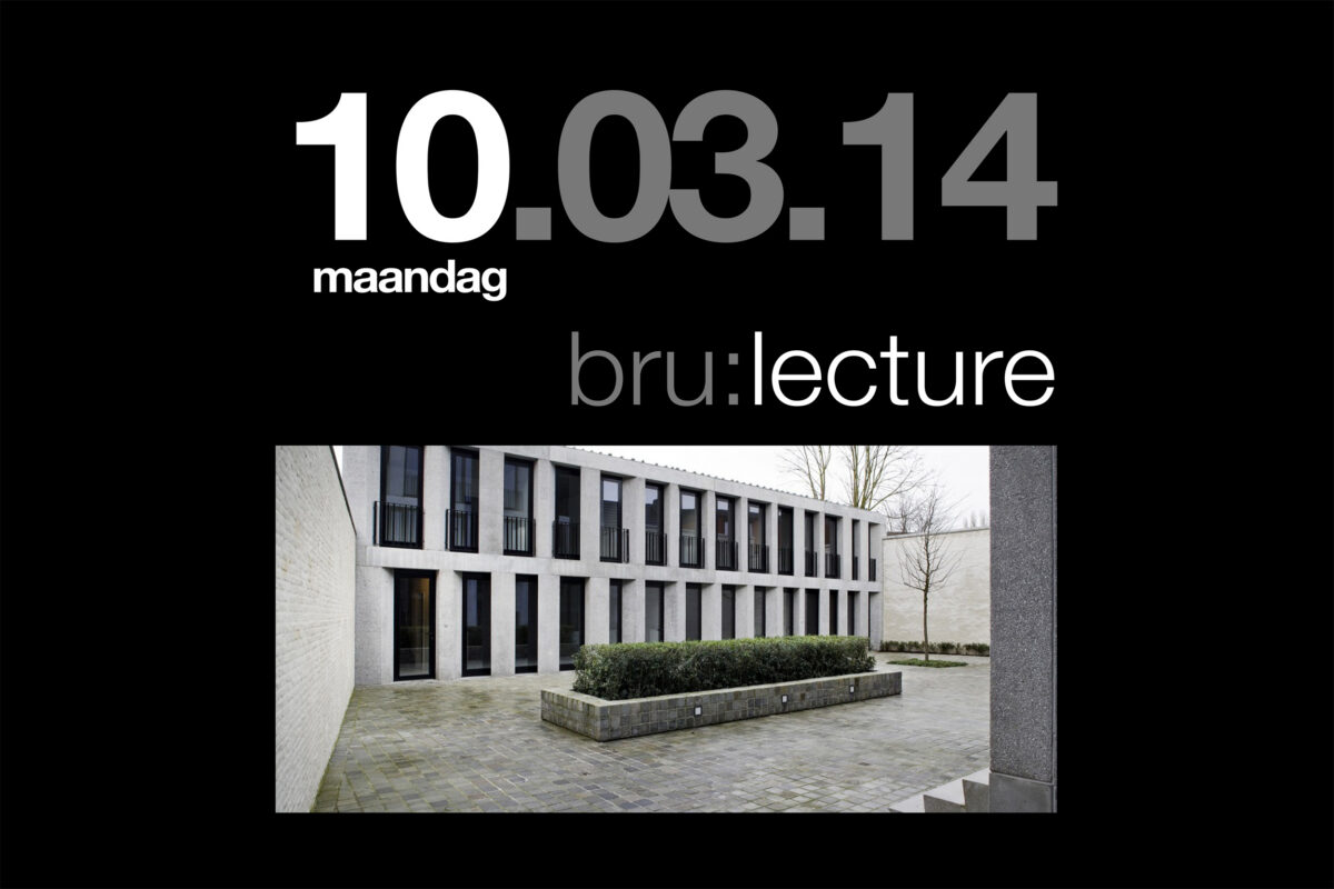 Niklaas Deboutte geeft lezing bru:lecture