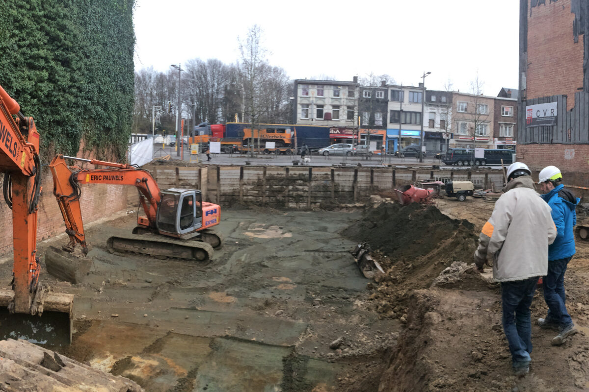 Start der werken Residentie Parkhof