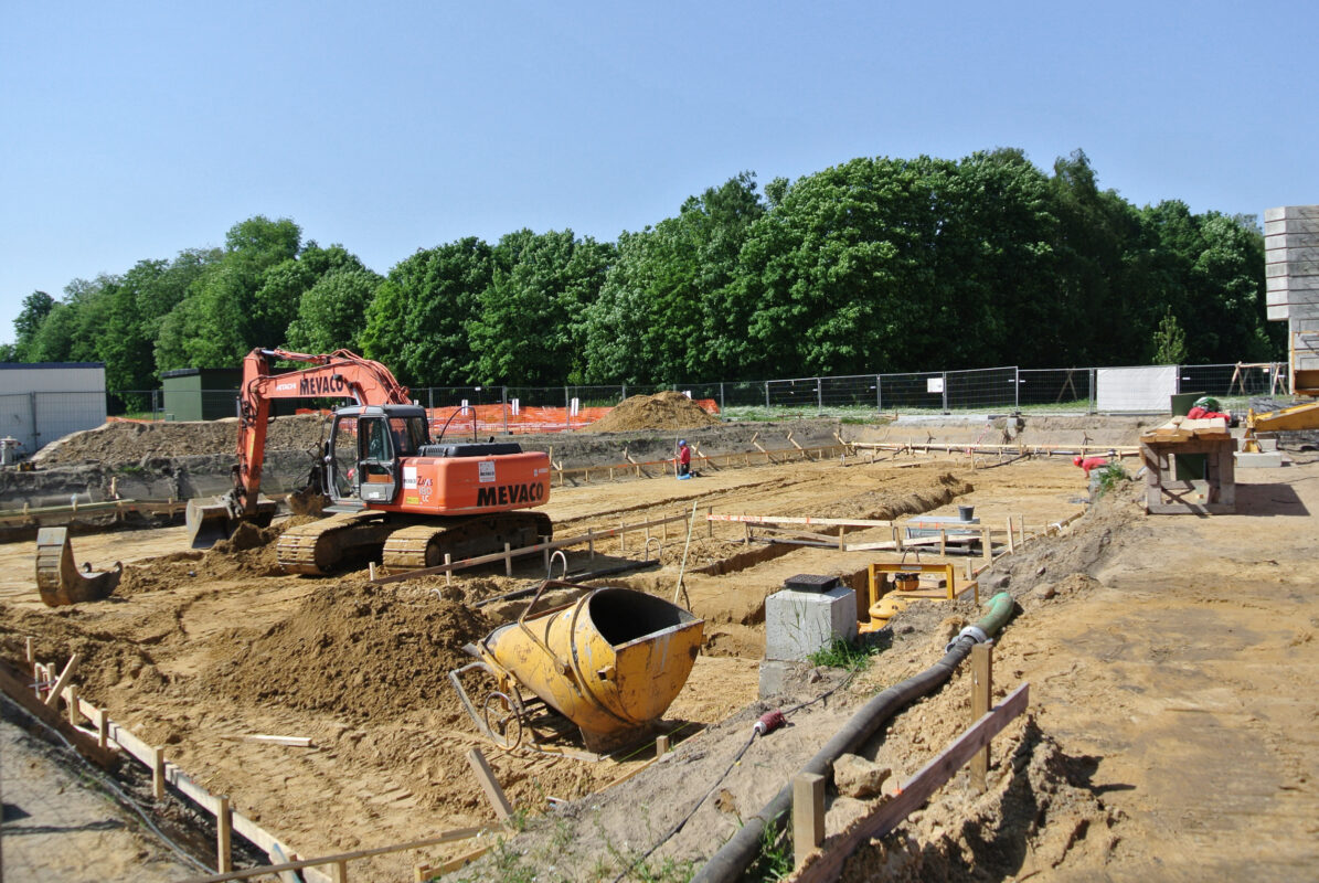 Start der werken Hogeweg Gent