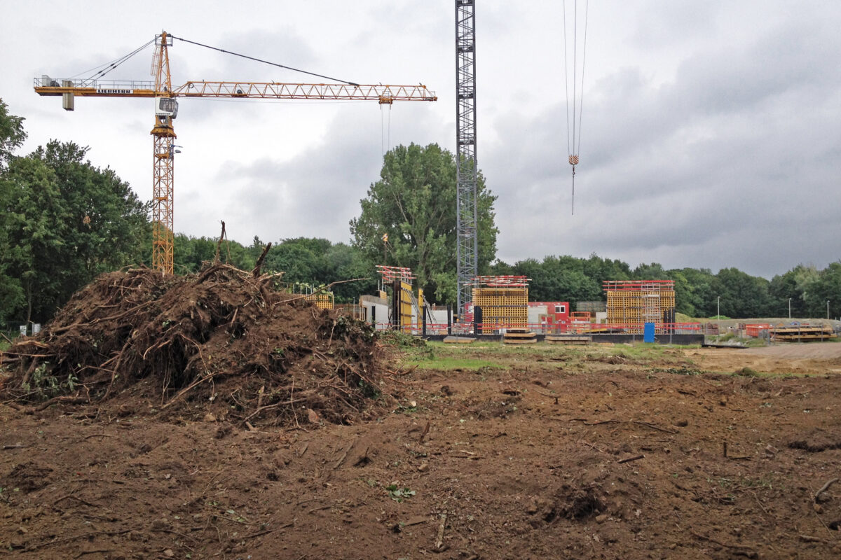 Start of construction Gebouw M UA