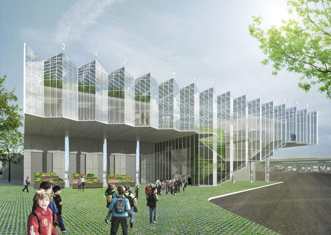 Groente Paleis Roeselare: META remporte avec van Bergen Kolpa le projet pilote du 'Paysage Productif '