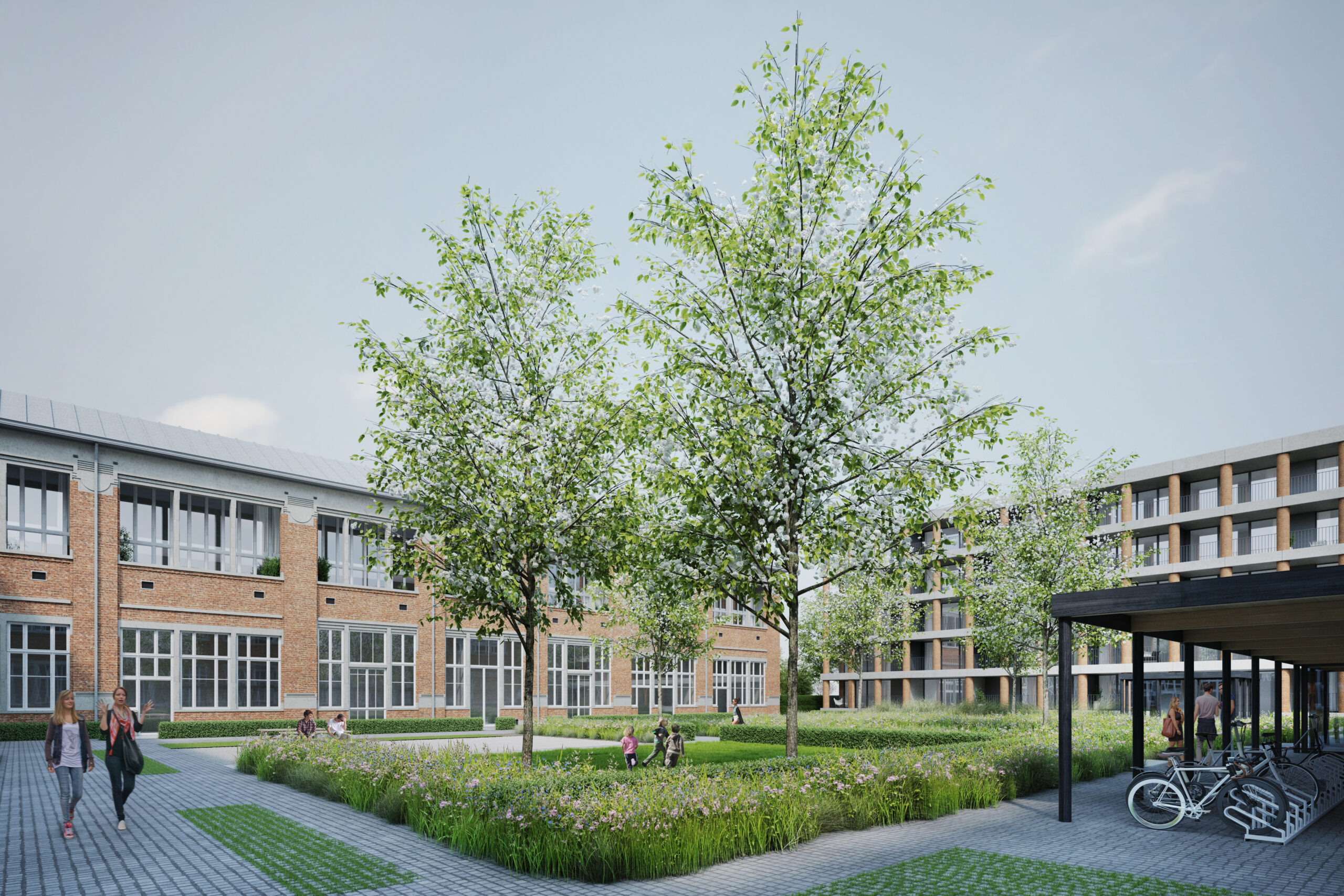Redéveloppement du site Normaalschool Lierre