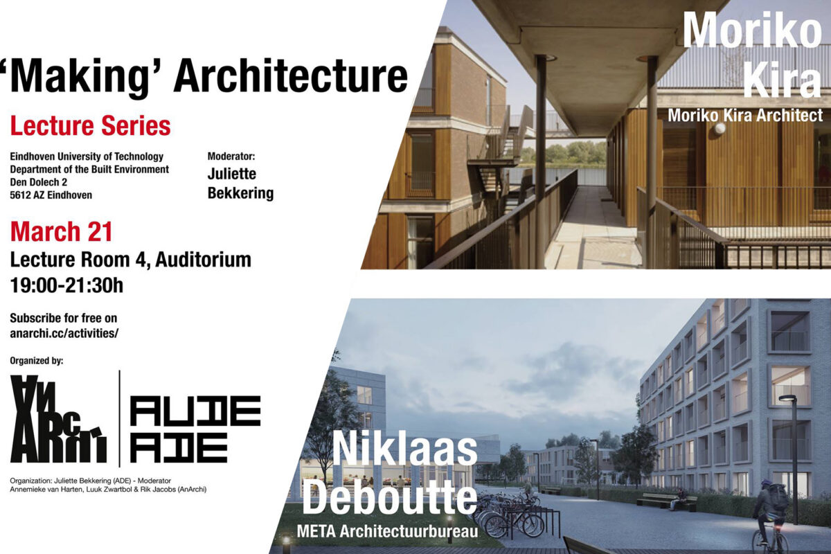 Niklaas Deboutte geeft lezing 'Making Architecture' bij TU Eindhoven