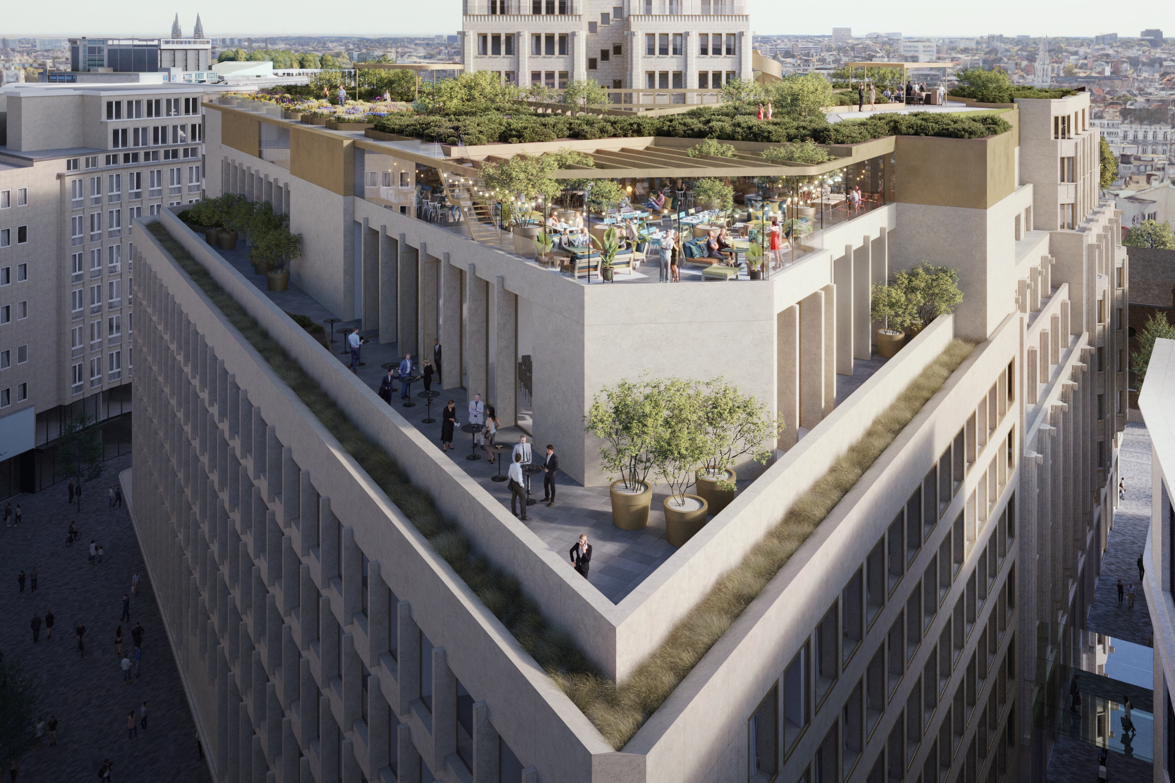 Redéveloppement Boerentoren Anvers