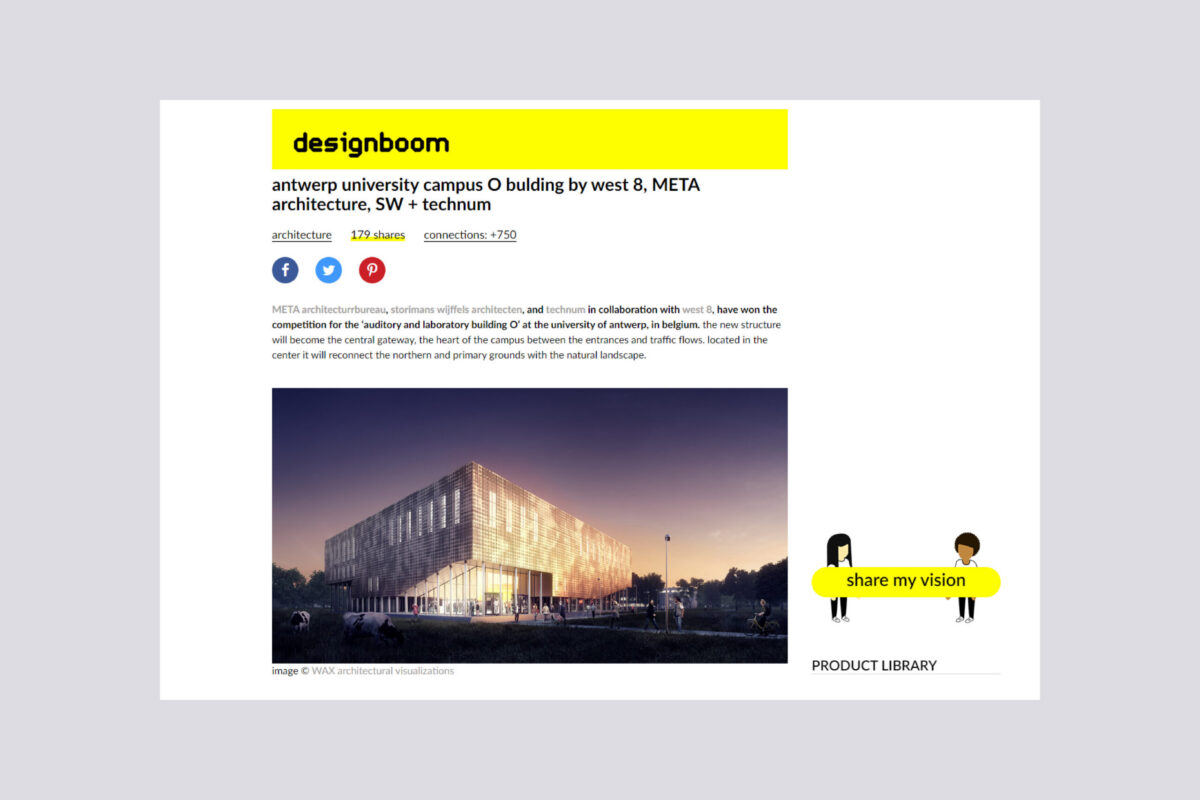 Gebouw O online gepubliceerd
