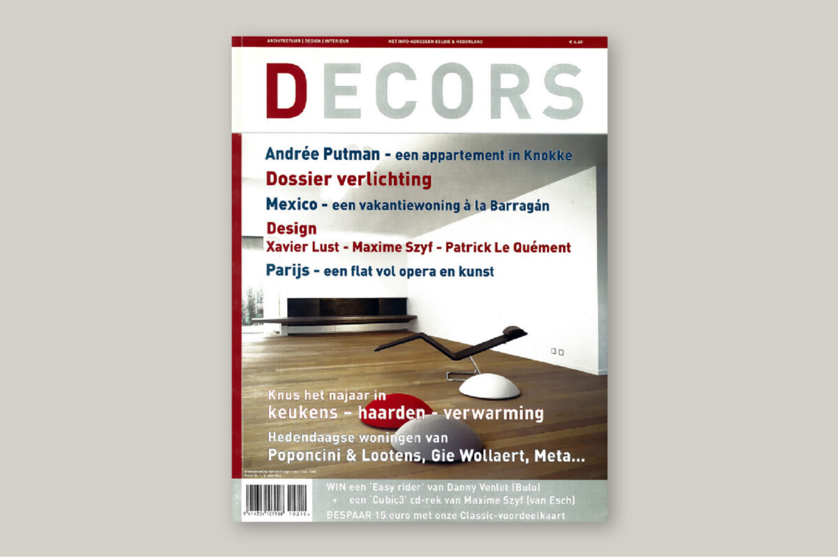 Tweewoonst Lepelstraat Antwerpen in Decors