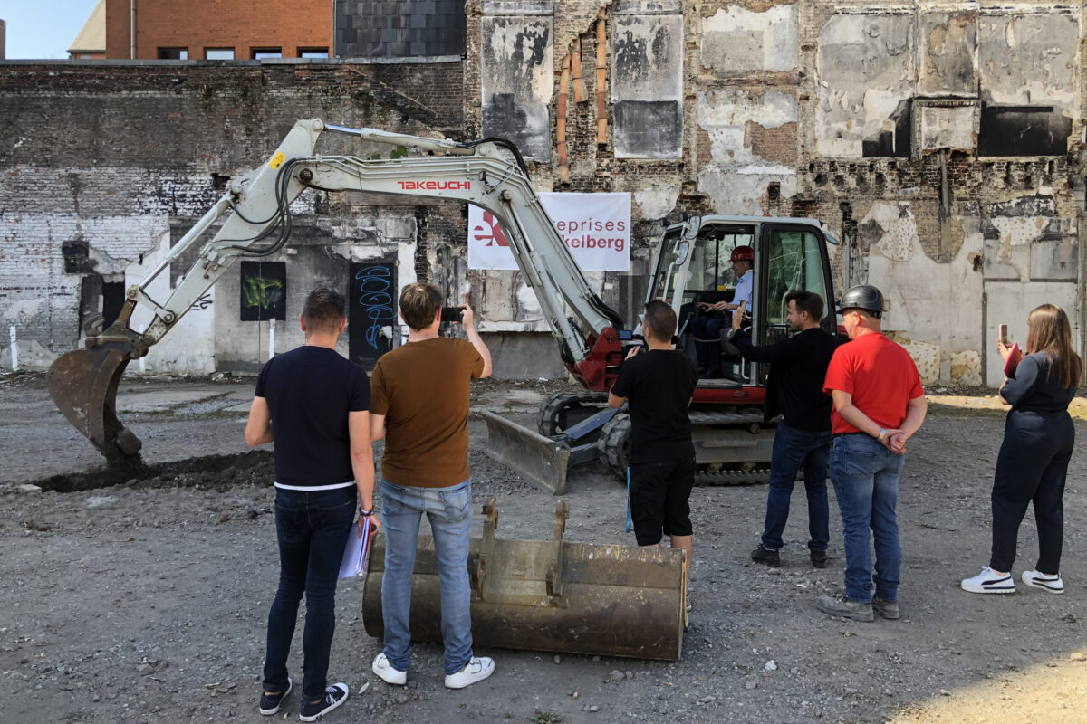 Start der werken voor Kantoren SWCS Charleroi